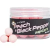 Dynamite N-Ticers Hookbaits (Peach & Black Pepp/Rosa)
