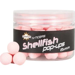 Dynamite N-Ticers Hookbaits (Shellfish/Rosa)