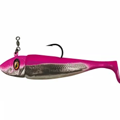 Eisele Softlure Tiefgänger mit Switchkopf (Violett UV/Schwarz)