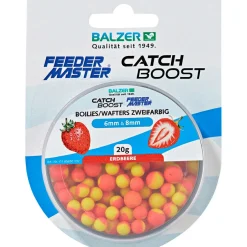 Feedermaster Zweifarbige Boilies (Erdbeere)