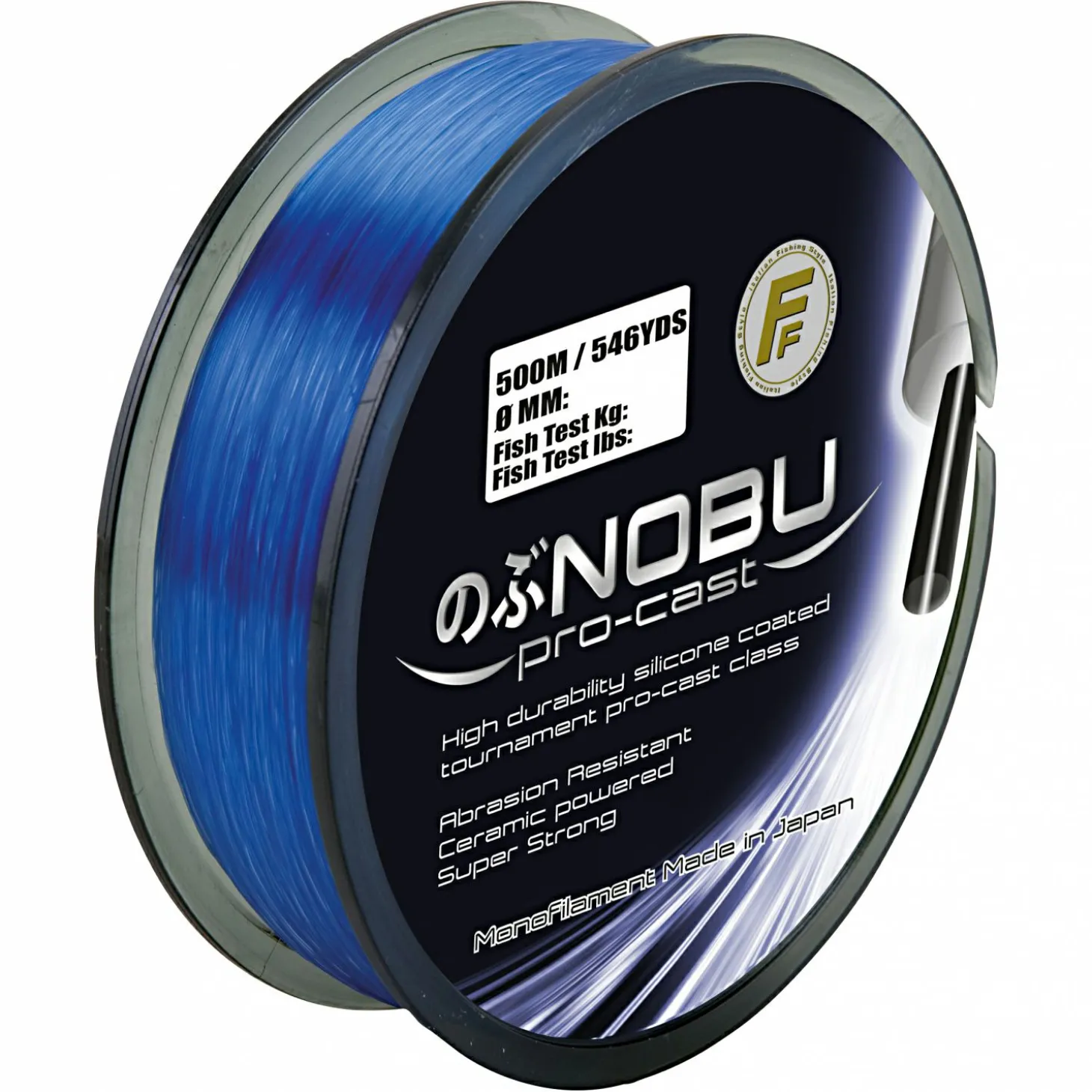 Fishing Ferrari Angelschnur FF Ninja Pro Cast Hi-Viz (japan blue, 500 m)