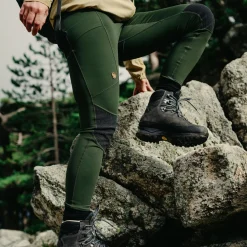 Fjällräven Abisko Trekking Tights HD W Damen (Deep Forest)