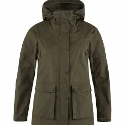 Fjällräven Lappland Forest Hybrid Jacket W Damen (Dark Olive)