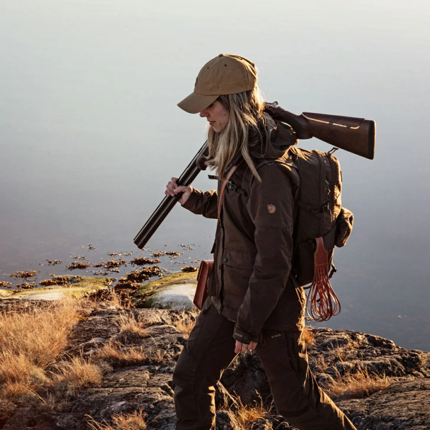 Fjällräven Lappland Forest Hybrid Jacket W Damen (Dark Olive)