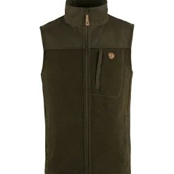 Fjällräven Singi Buck Fleece Vest M Herren (Dark Olive)