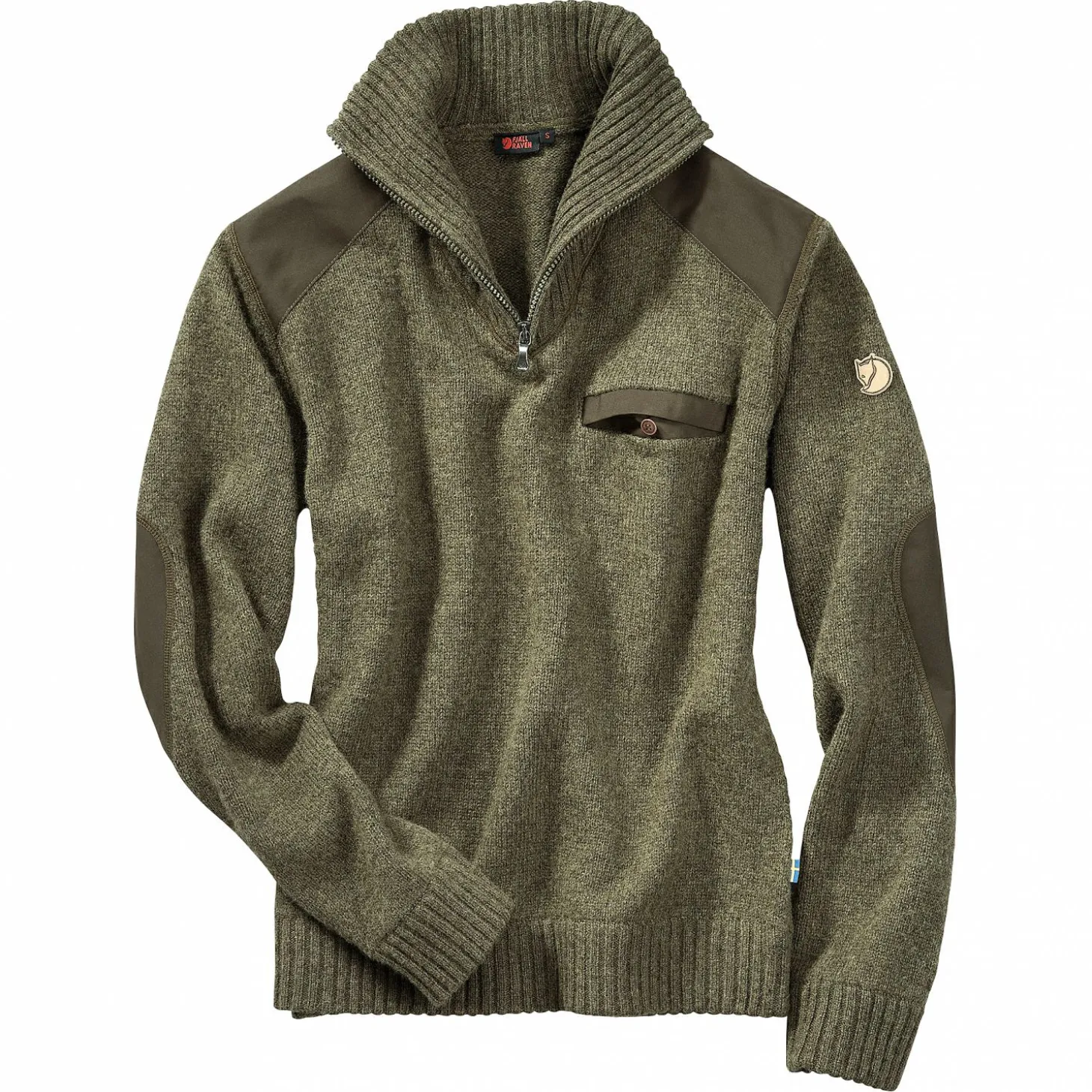Fjällräven Sörmland Koster Sweater M Herren (Dark Olive)