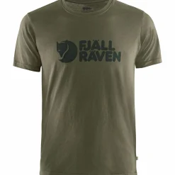Fjällräven Övik Fjällräven Logo T-Shirt M Herren (Dark Olive)