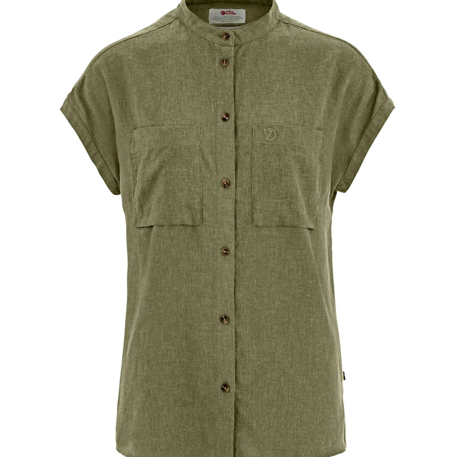 Fjällräven Övik Hemp Shirt SS W Damen (Green)