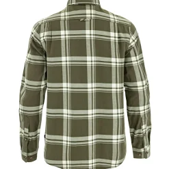 Fjällräven Övik Lite Flannel Shirt M Herren (Laurel Green-Chalk White)