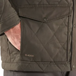 Fjällräven Övik Wool Padded Jacket M Herren (Dark Olive)