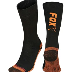 Fox Collection Thermolite Long Socks (Black/Orange)