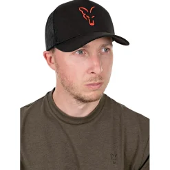 Fox Collection Trucker Cap (Black/Orange)