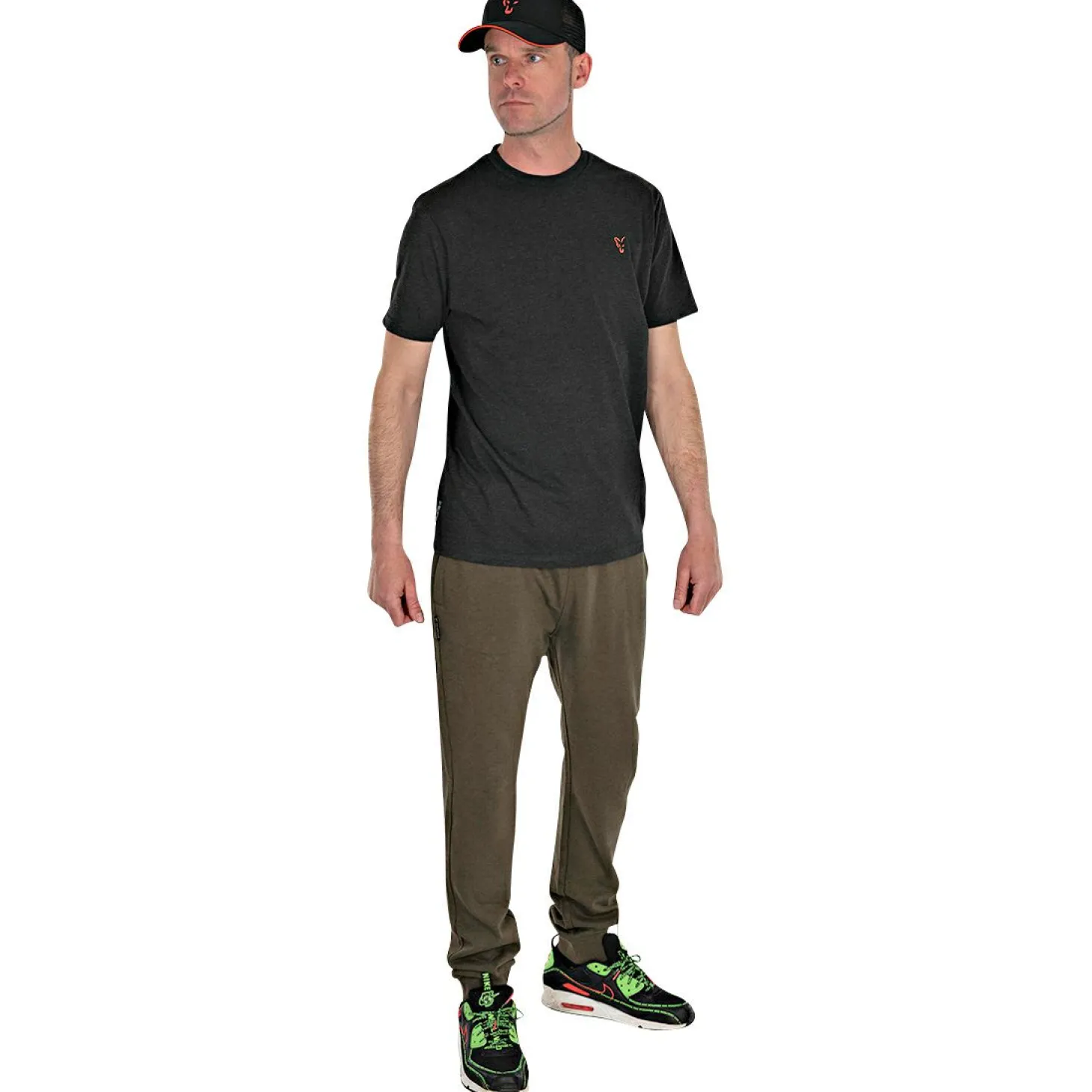 Fox Collection T-Shirt Herren (Black/Orange)