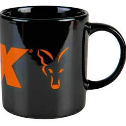 Fox Keramik Tasse mit Fox Logo (schwarz)