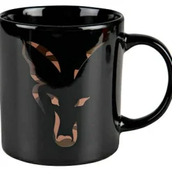 Fox Keramik Tasse mit Fox Kopf (schwarz)
