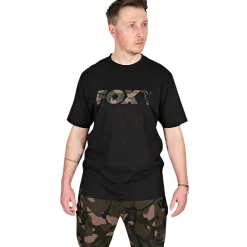 Fox Logo T-Shirt Herren (Black Camo)