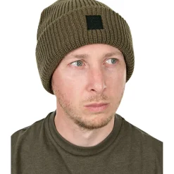 Fox Merino Blend Beanie (Olive)
