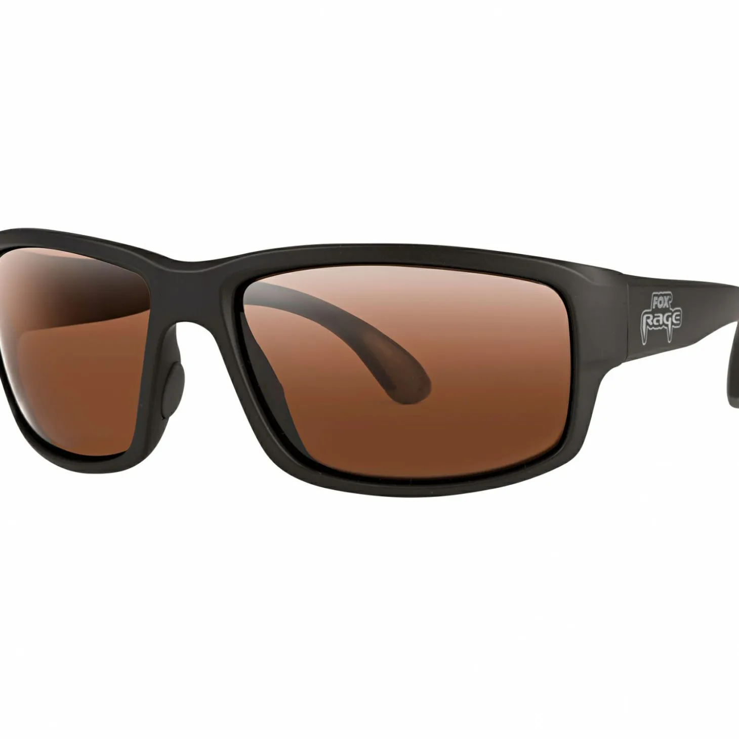 Fox Rage Grey Wrap Mirror Sunglasses (Brown Lens)