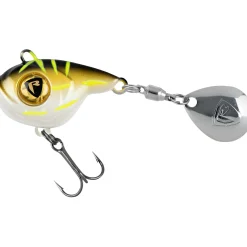 Fox Rage Kunstköder Ultra UV Big Eye Spin (Black & Gold)