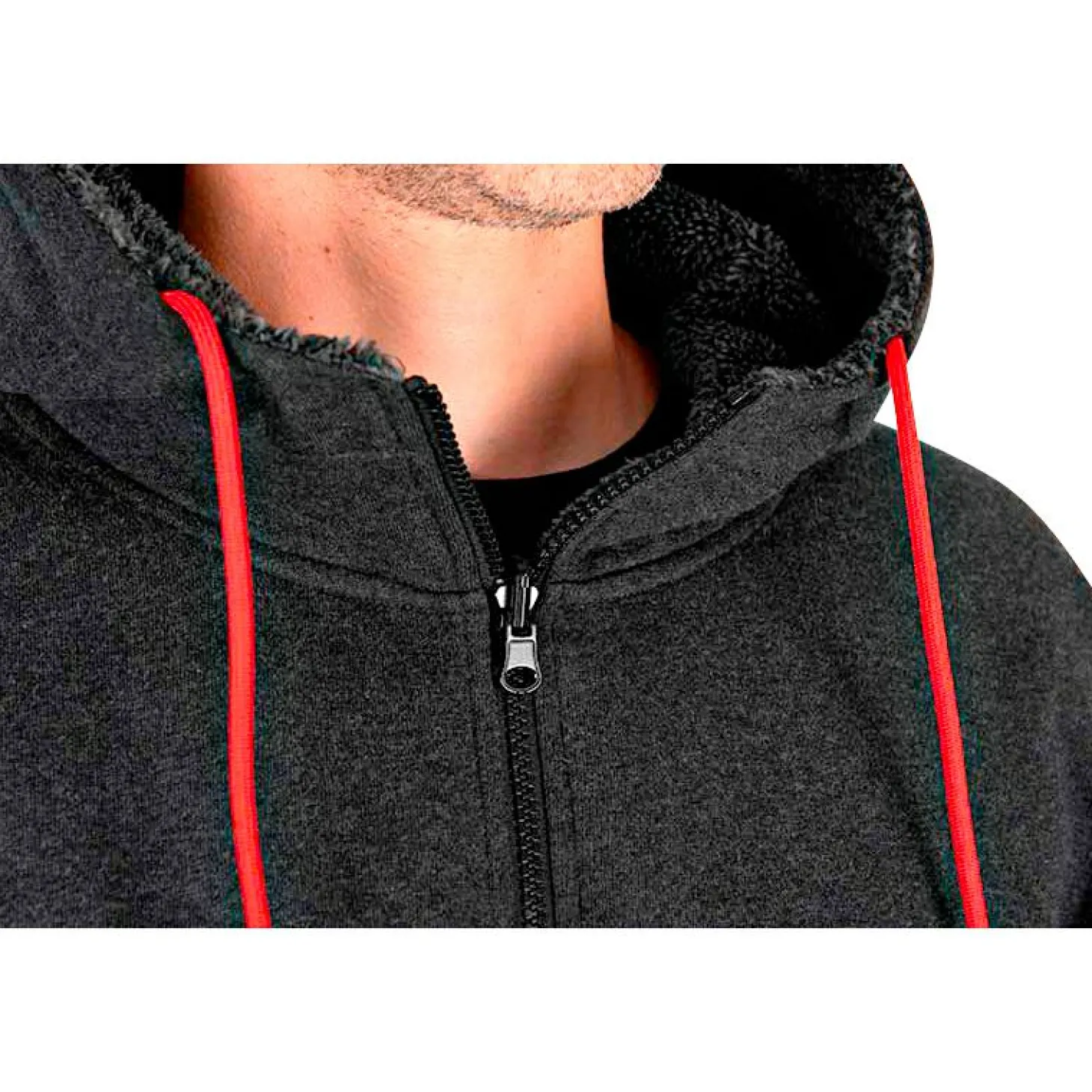 Fox Rage Reversible Sherpa Hoody Herren (Black)