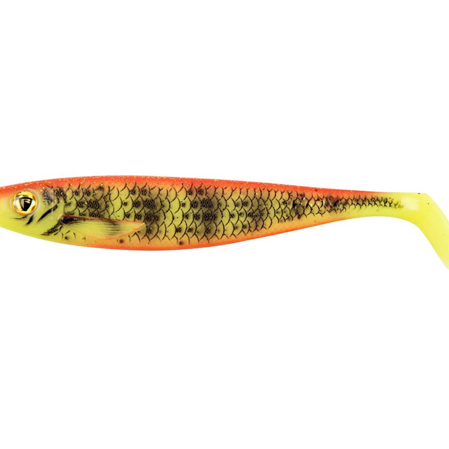 Fox Rage Ultra UV Pro Shad, Bright Perch UV