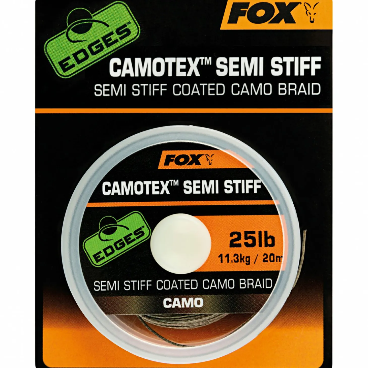 Fox Vorfachschnur Edges™ Camotex Semi-Stiff