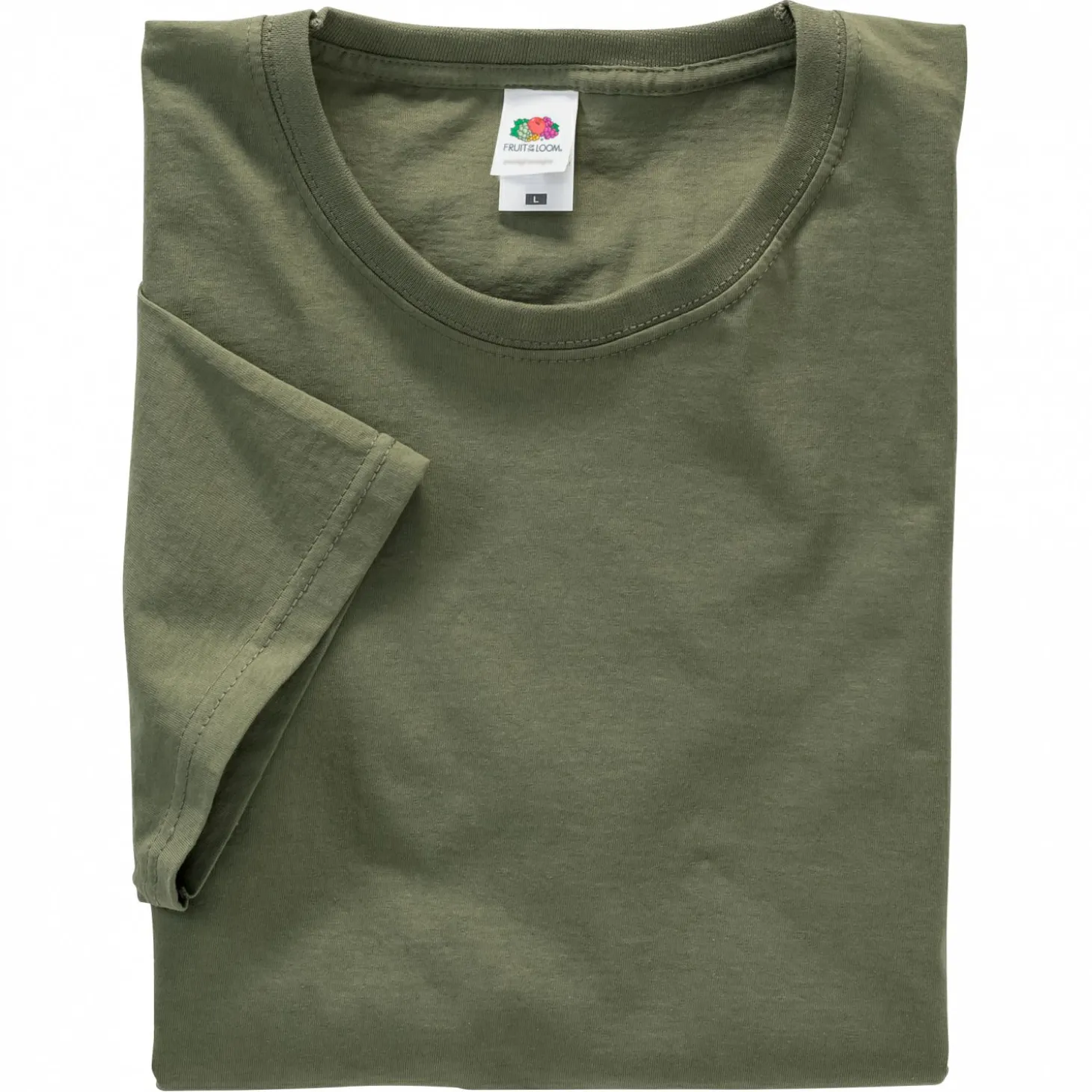 Fruit of the Loom 5er-Set: T-Shirts Herren (Khaki)