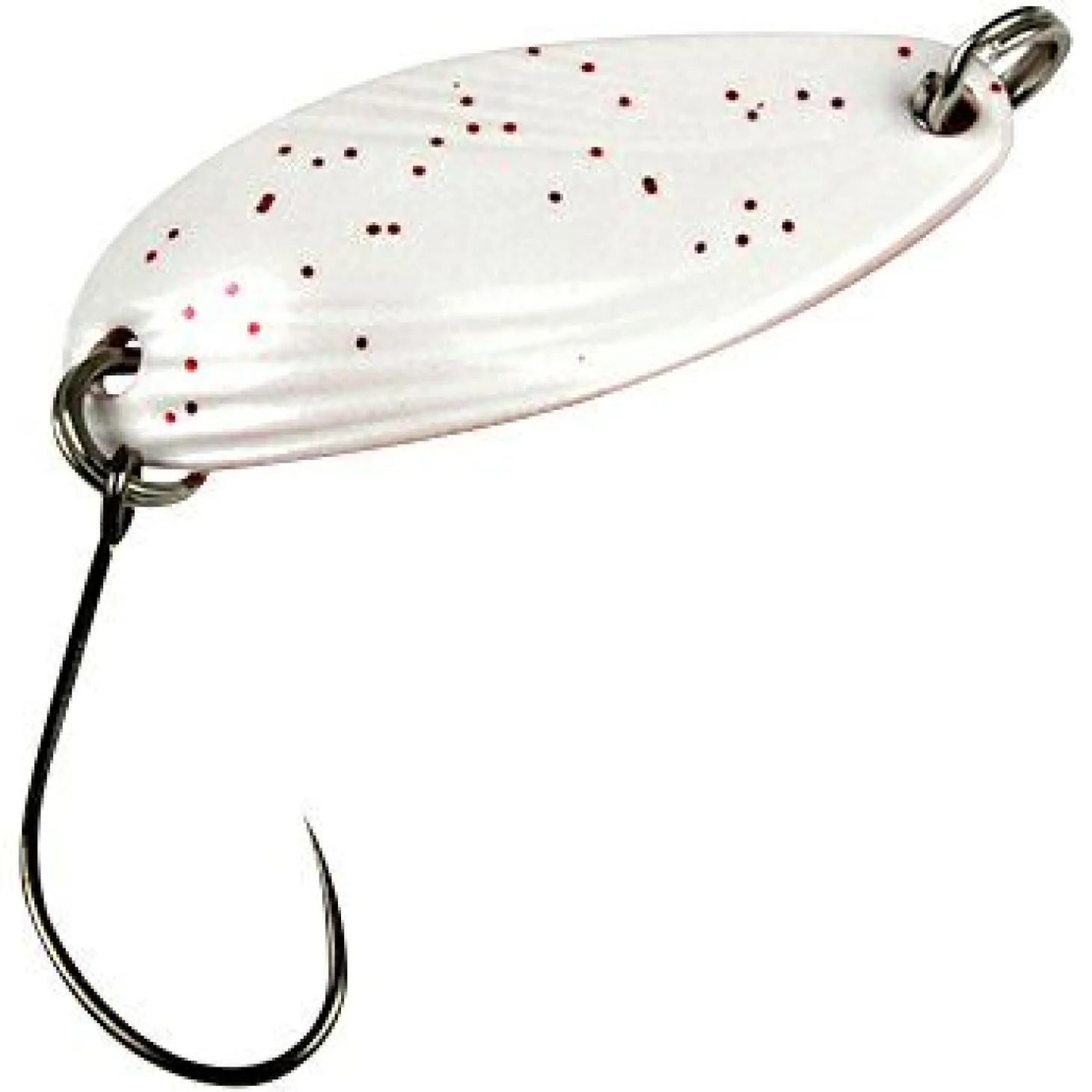 FTM Trout Spoon Break (2,2 g, Weiß gepunktet/Kupfer)