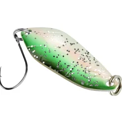 FTM Trout Spoon Strike (2,1 g, Grün/Weiß Glitter UV)