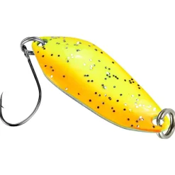 FTM Trout Spoon Strike (2,1 g, Schwarz/Gelb UV)