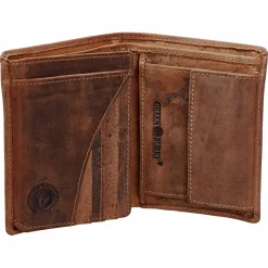 Green Burry Vintage Animal Geldbörse Wildschwein (Leder)