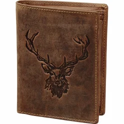 Green Burry Vintage Animal Geldbörse Royal Stag (Leder)