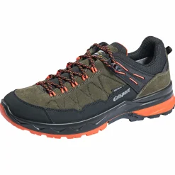 Grisport Scamosciato Halbschuhe Herren (Olive/Orange)