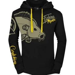 Hotspot Fishing Mania Carpfishing Hoodie Herren (Black)