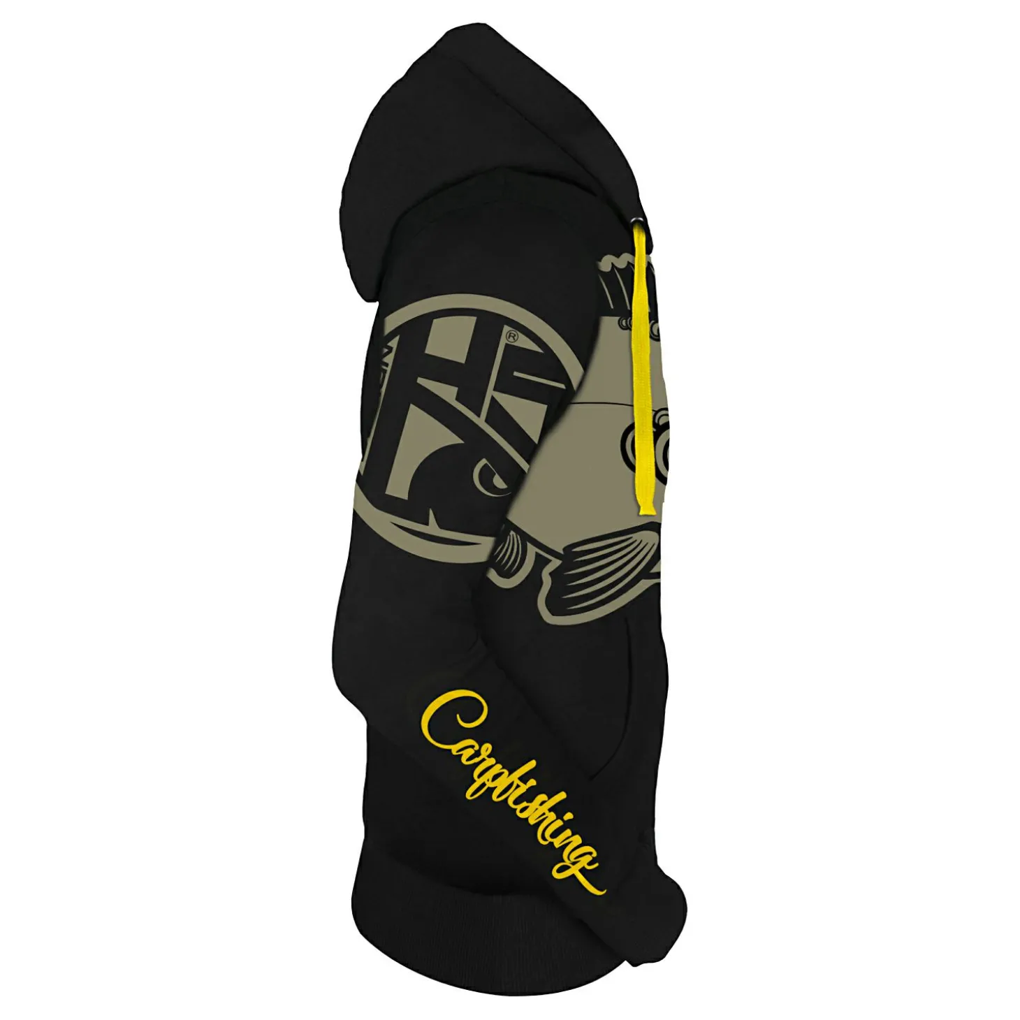 Hotspot Fishing Mania Carpfishing Hoodie Herren (Black)