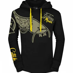 Hotspot Fishing Mania CatFish Hoodie Herren (Black)
