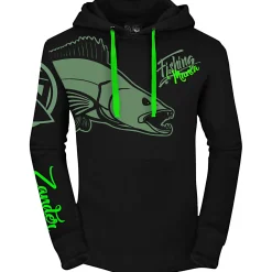 Hotspot Fishing Mania Zander Hoodie Herren (Black)