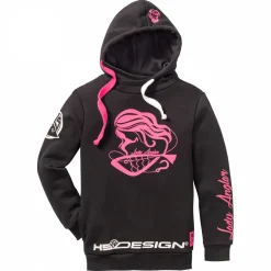 Hotspot Lady Angler Hoodie Damen (Black)