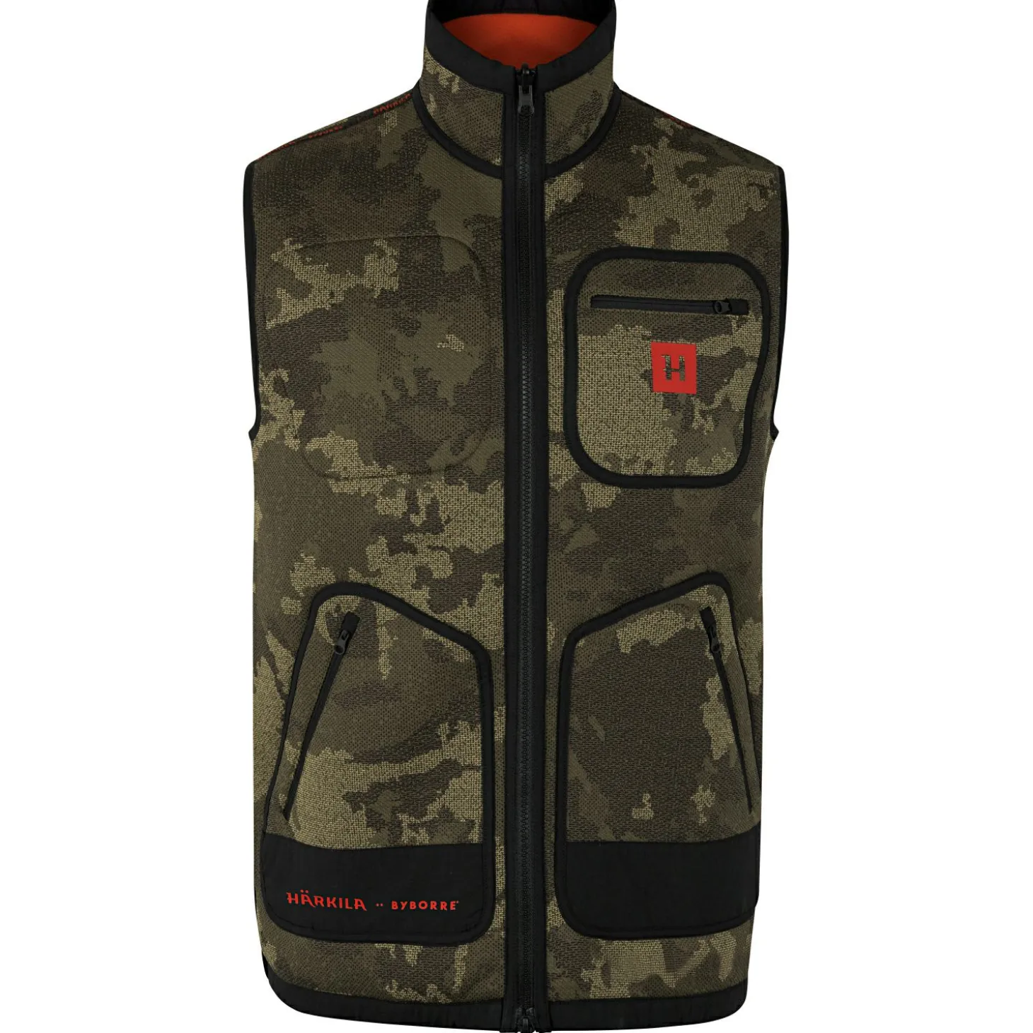 Härkila Kamko Pro Edition Reversible Hi-Vis Waistcoat Herren (AXIS MSP®Limited Edition/Orange)