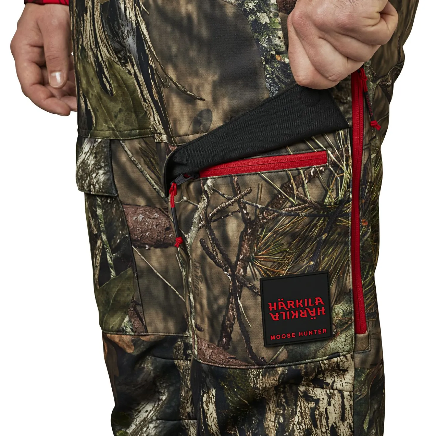 Härkila Moose Hunter 2.0 Light Trousers Herren (Mossyoak®Break-Up Country®/Mossyoak®Red)