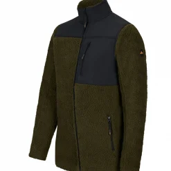 il Lago Basic Faserpelzjacke Kanada Herren (Oliv/Schwarz)