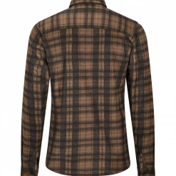 il Lago Basic Fleecehemd Eifelland Herren (Braun)