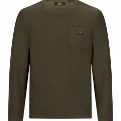 il Lago Basic Longsleeve Heavy Keiler Herren (Oliv)