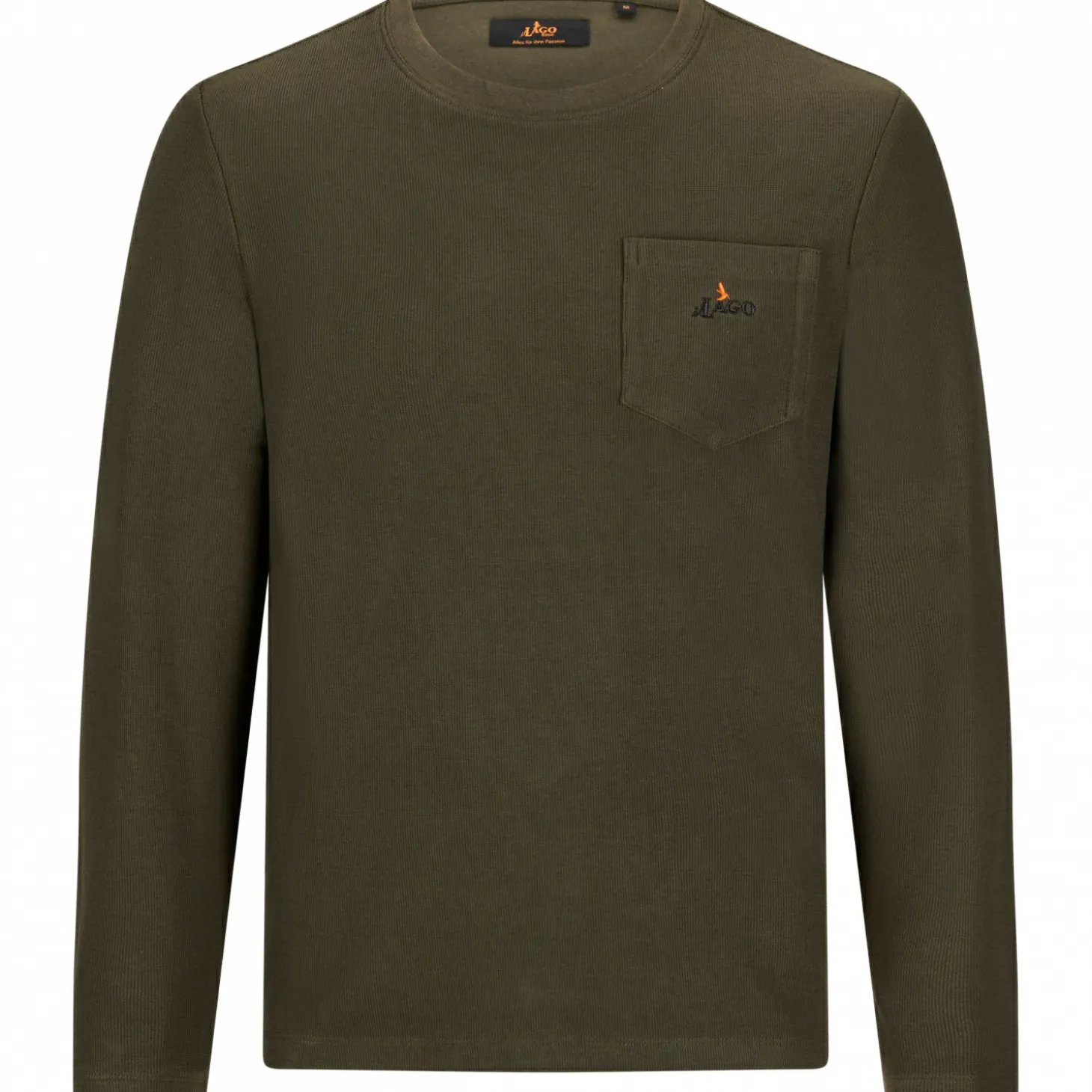 il Lago Basic Longsleeve Heavy Keiler Herren (Oliv)
