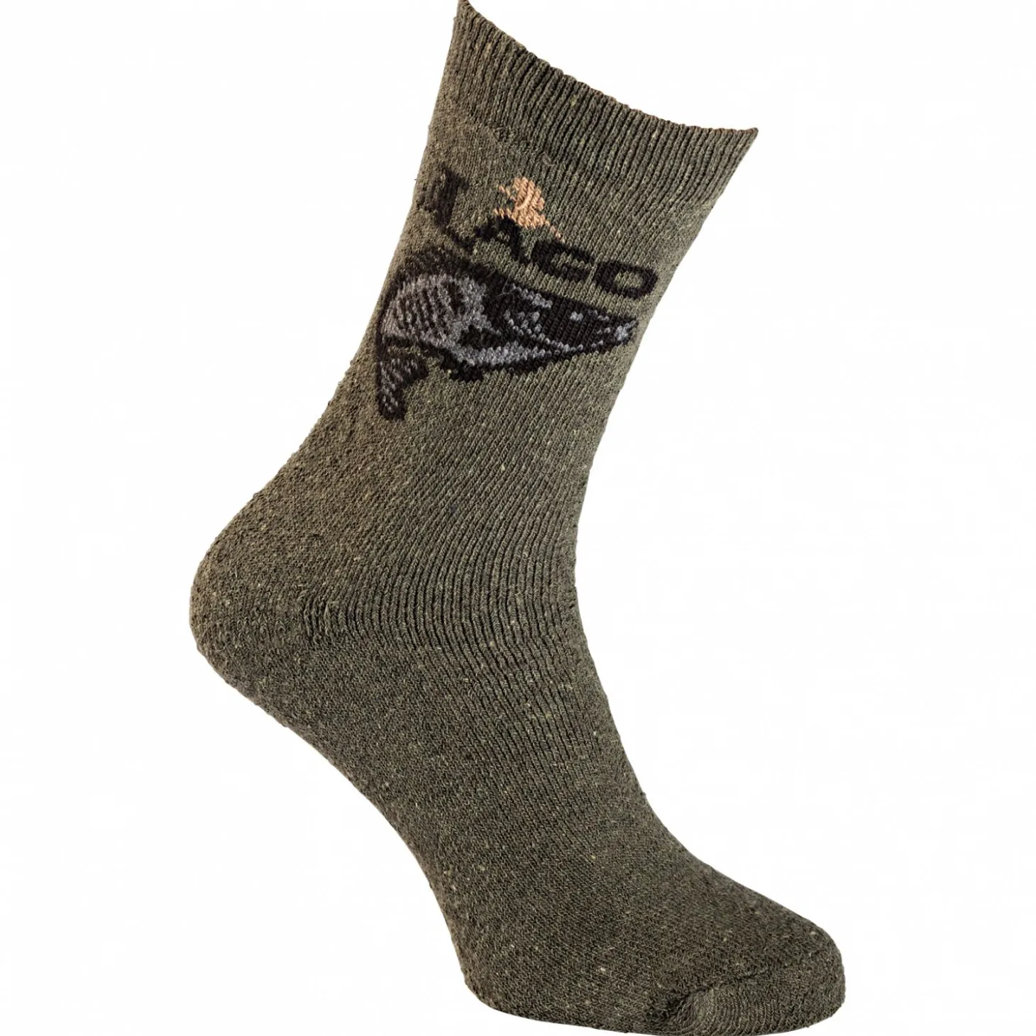 il Lago Basic Socken "Karpfen" (Oliv)