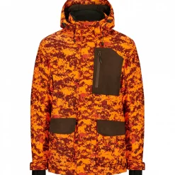 il Lago Prestige Drückjagd-Jacke Himal Herren (Orange Camouflage)