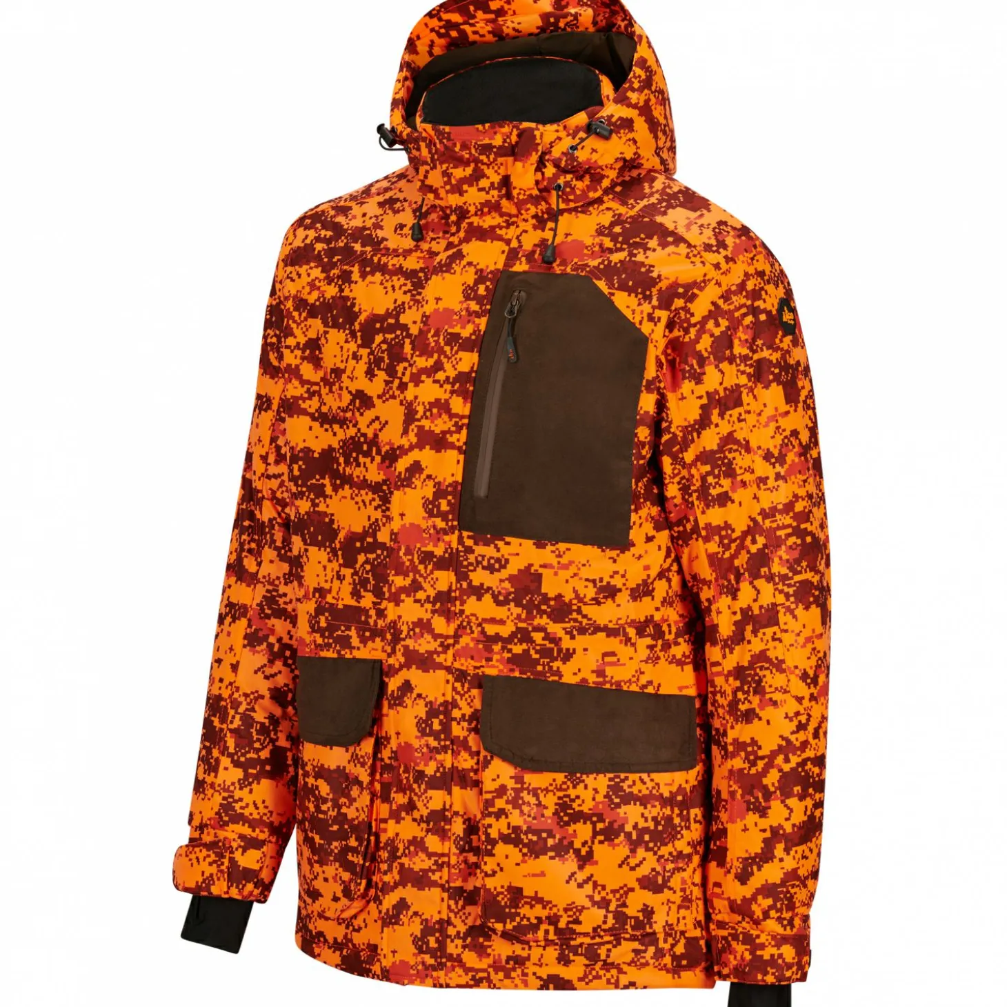 il Lago Prestige Drückjagd-Jacke Himal Herren (Orange Camouflage)