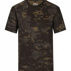 il Lago Prestige 2er Set: T-Shirts Herren (Beige Camou/Dark Camou)