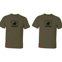 il Lago Prestige 2er-Set: T-Shirt "Sauenjäger" Herren (Oliv)