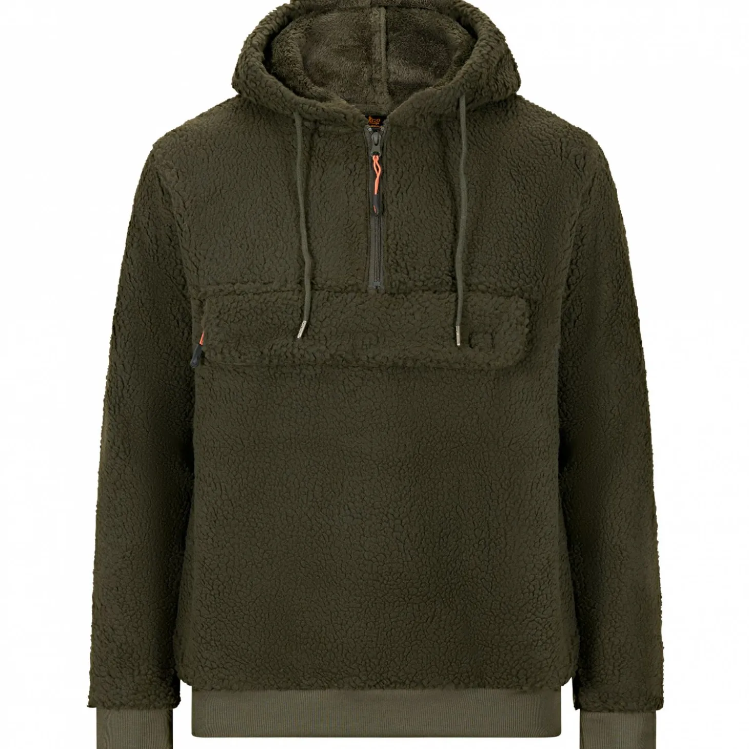 il Lago Prestige Faserpelz-Hoodie Skorgeura Herren (Oliv)